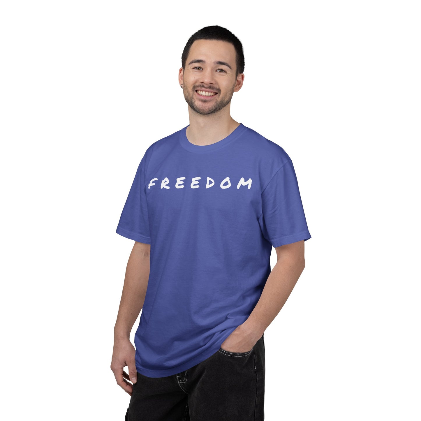 Freedom Patriotic T-shirt, Statue of Liberty, USA Independence Day Tee, Liberty Island Shirt, America Flag Top, Patriotic July 4th Gift