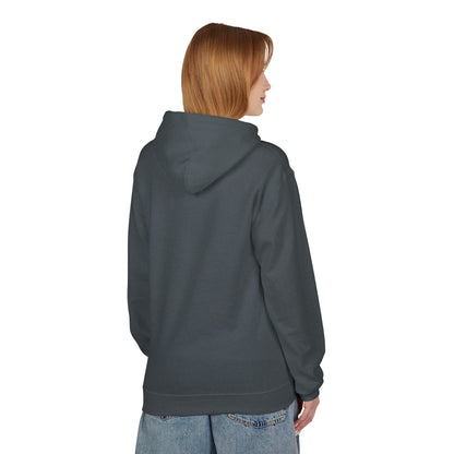 Professionally Freezing Hoodie | Handwritten Text, Snowflake Accent