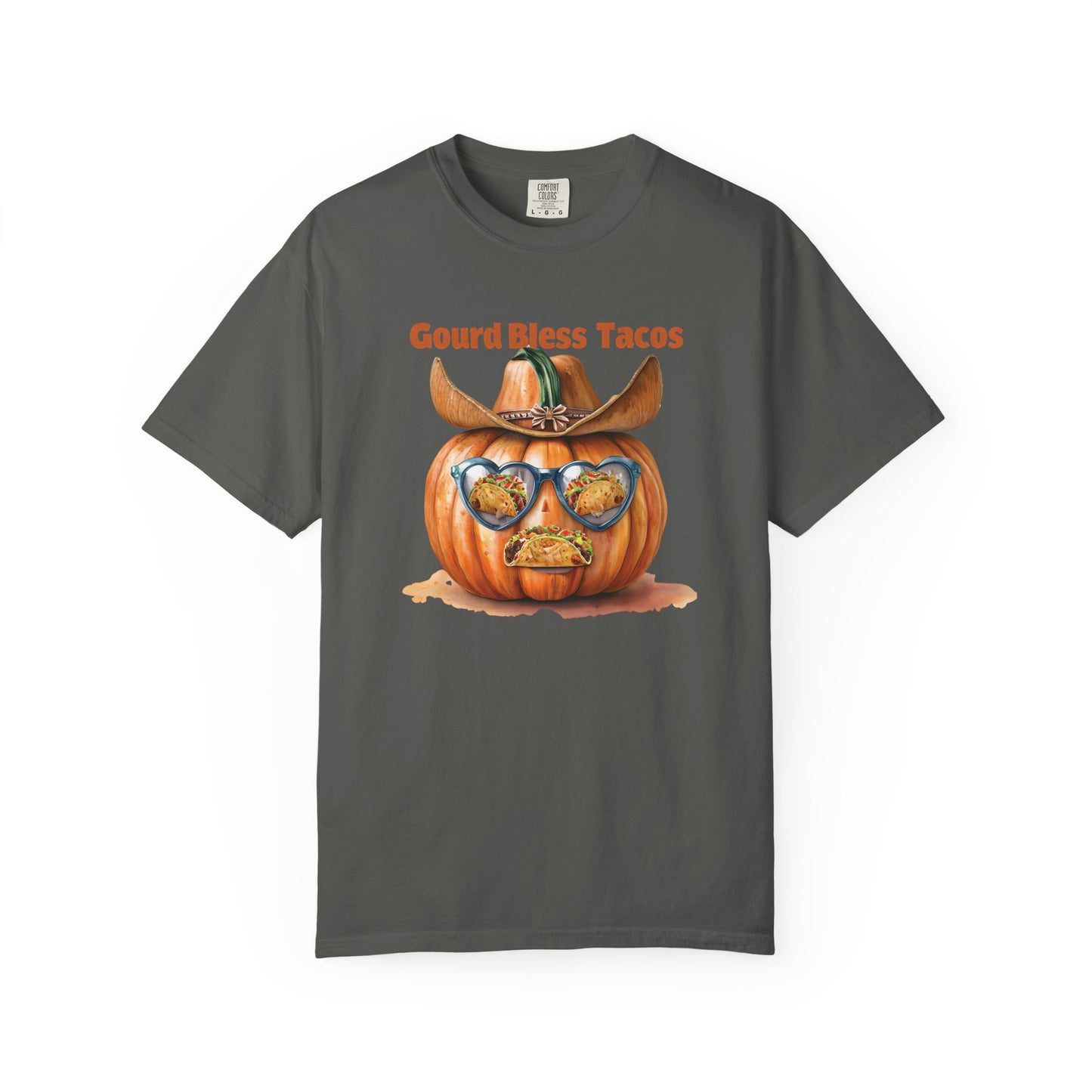 Funny Halloween T-Shirt, Gourd Bless Tacos Tee, Unisex Graphic Tee, Taco Lover Shirt, Fall Festival Apparel, Cute Pumpkin Shirt