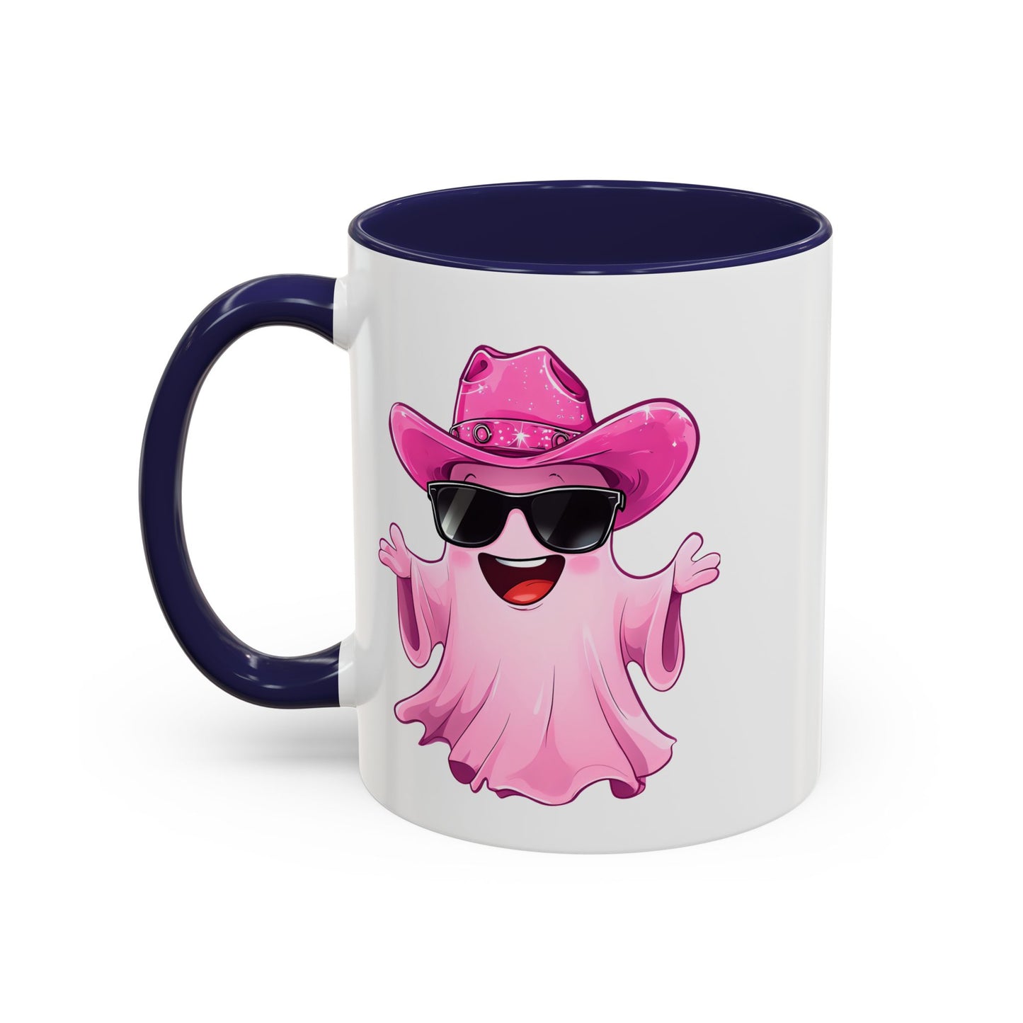 Playful Ghost Coffee Mug - Fun Halloween Drinkware, Cute Gift for Ghost Lovers, Perfect for Fall, Coffee Lovers, Halloween Decor