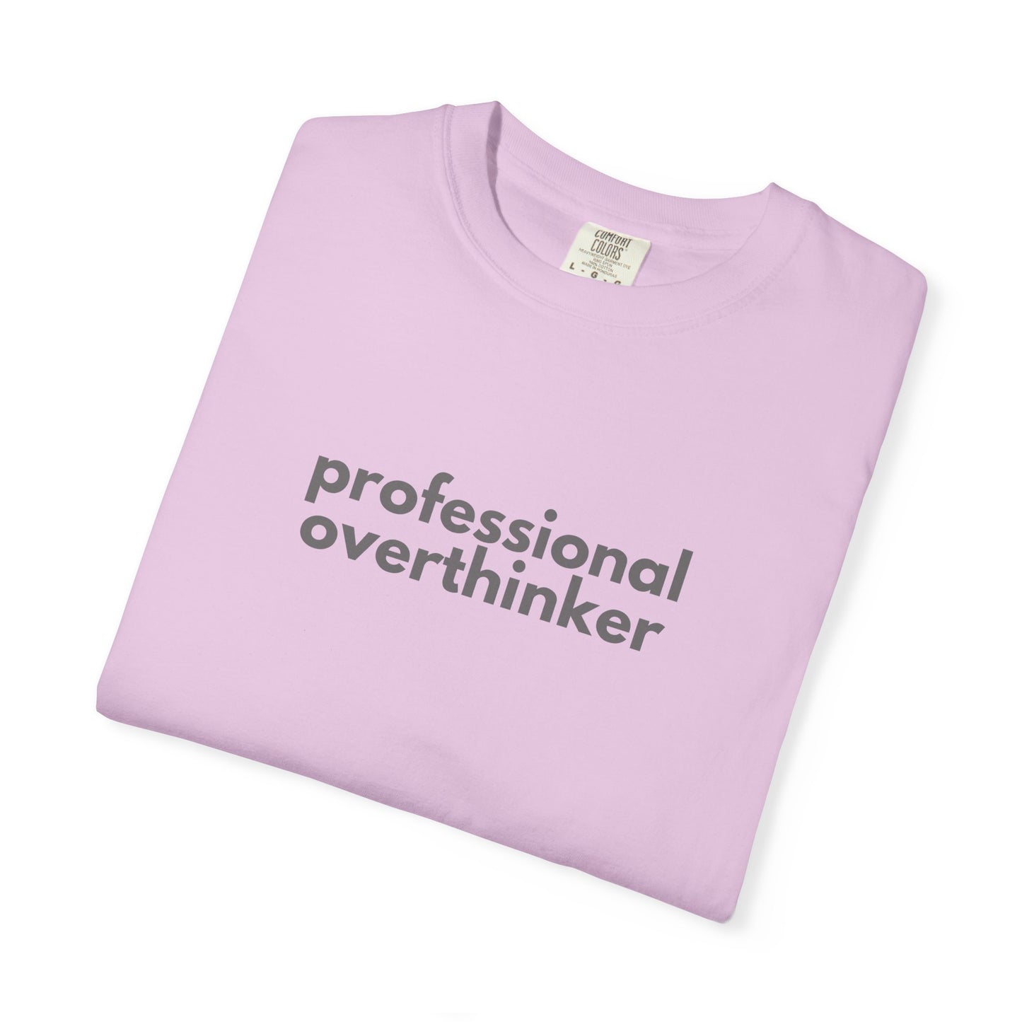 Professional Overthinker Gen X Humor T-shirt, Unisex Tee, Funny Gift, Sarcastic Shirt, Gift for Gen X, Vintage Style Shirt