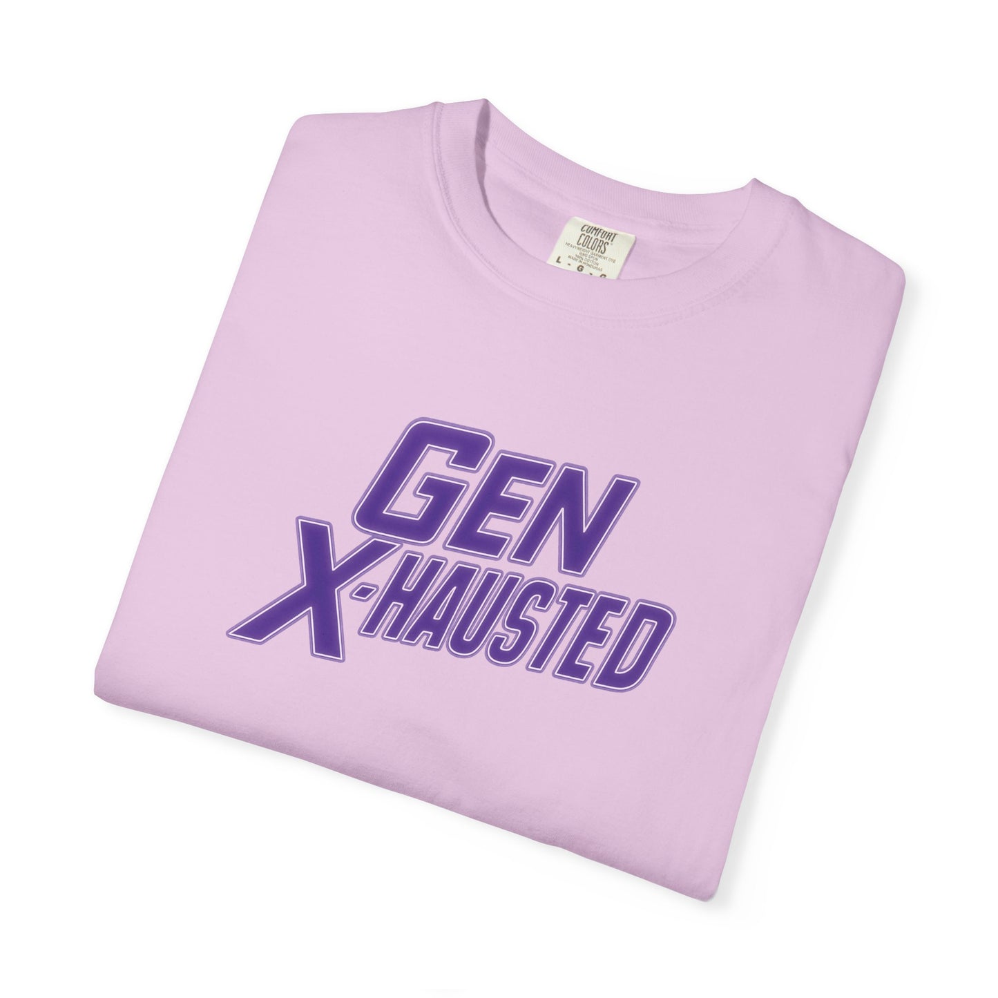 Gen X-Hausted Unisex T-shirt, Forgot Again Found Out Funny Tee, Gen X Humor Gift, Retro 80s 90s Shirt, Vintage Style Clothing