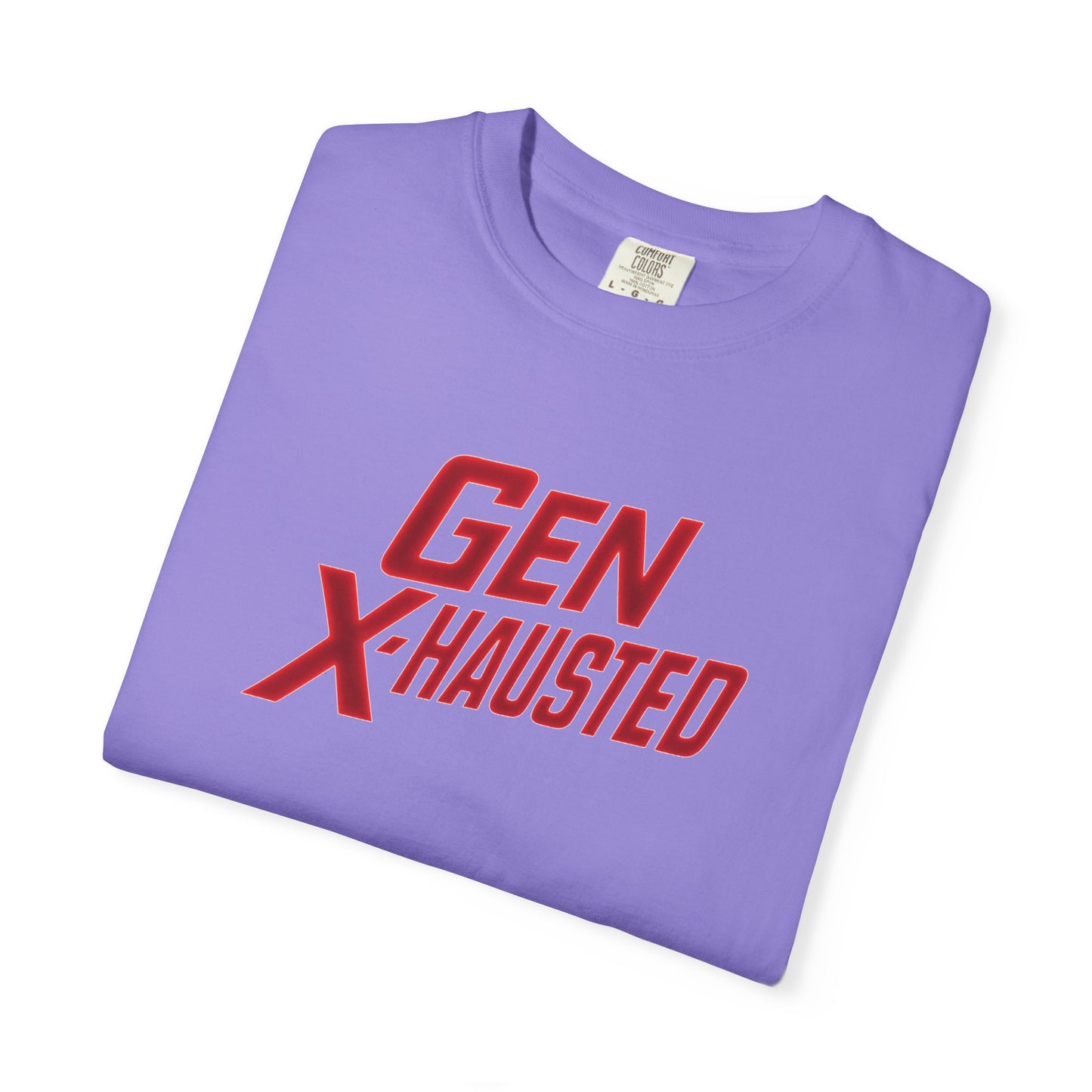 Gen X-Hausted Unisex T-Shirt, Vintage Style Tee, Funny Gift for Gen X, Casual Wear, Humor Shirt