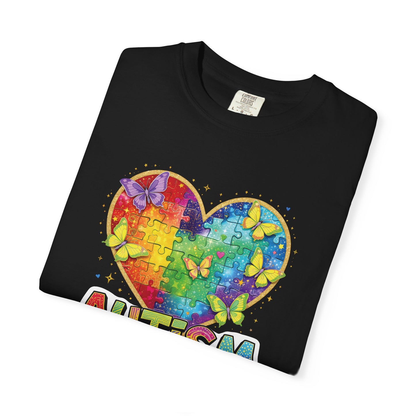 Autism Puzzle Heart T-shirt | Accept Understand Love