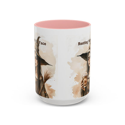 Resting Witch Face Coffee Mug - Halloween Mug, Funny Mug, Witch Mug, Halloween Gift, Coffee Lover Gift