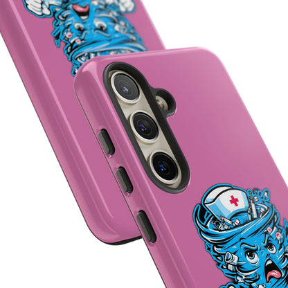 Chaos Coordinator Phone Case, Fun Nurse Gift, Tough Cases for Healthcare Heroes, Unique Cell Phone Cover, Funny Medical Humor/ Pink
