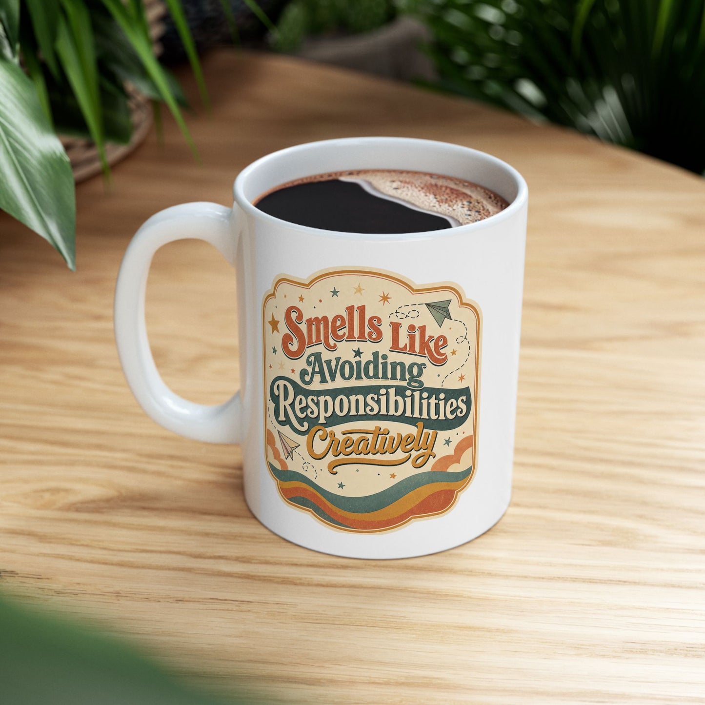 Smells Like Avoiding Responsibilities Dopamine Humor Mug
