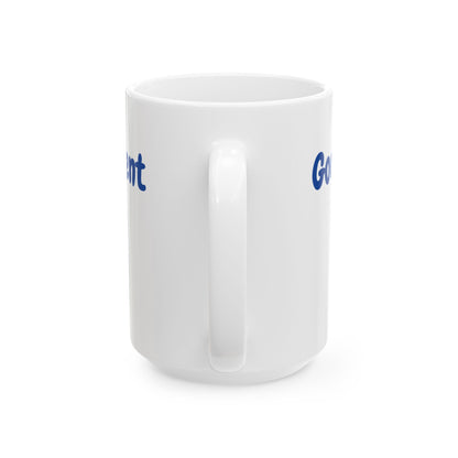 Godfident Christian Faith Ceramic Mug, Inspirational Coffee Cup for Believers, Religious Gift, Pastor, Church Kitchen Decor, Tea Mug