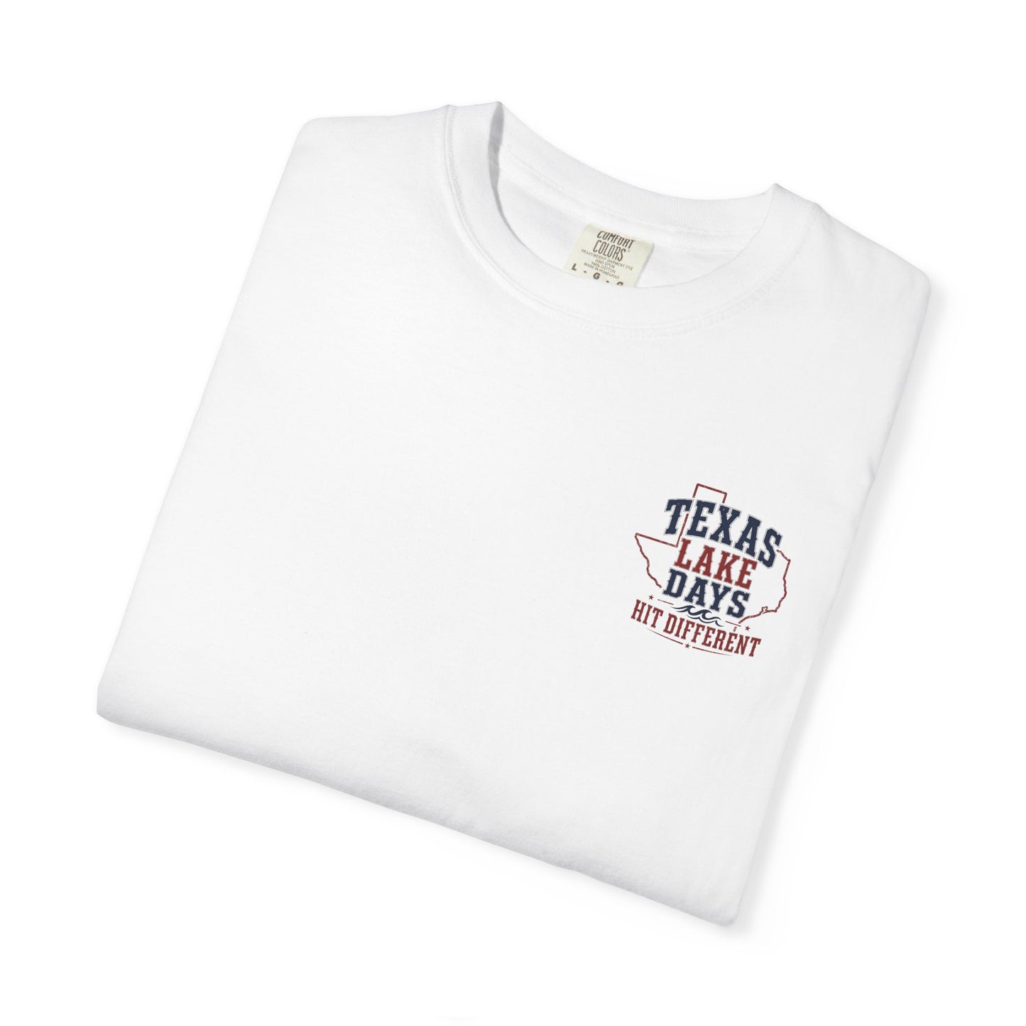 Texas Lake Days Hit Different T-shirt | State Outline Lake Life
