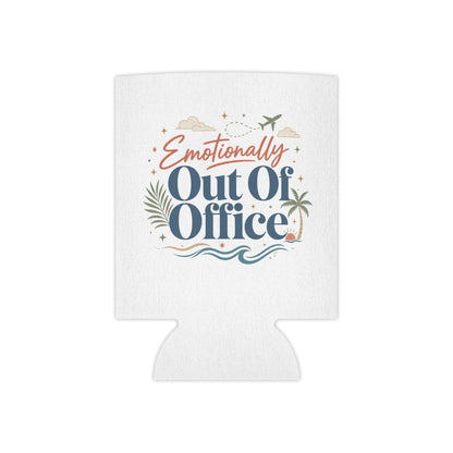 Emotionally Out Of Office Can Cooler | Vacation Tropical Can Cooler