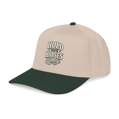 Hold Your Horses Honey Mid Profile Baseball Cap | Western Rodeo Cowboy