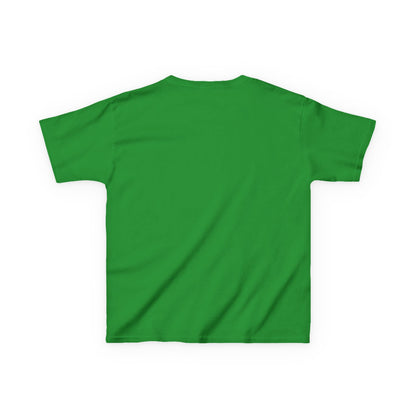 Bus Stop Mood Kids Tee | Grumpy Highland Cow Illustration, Funny Morning Shirt