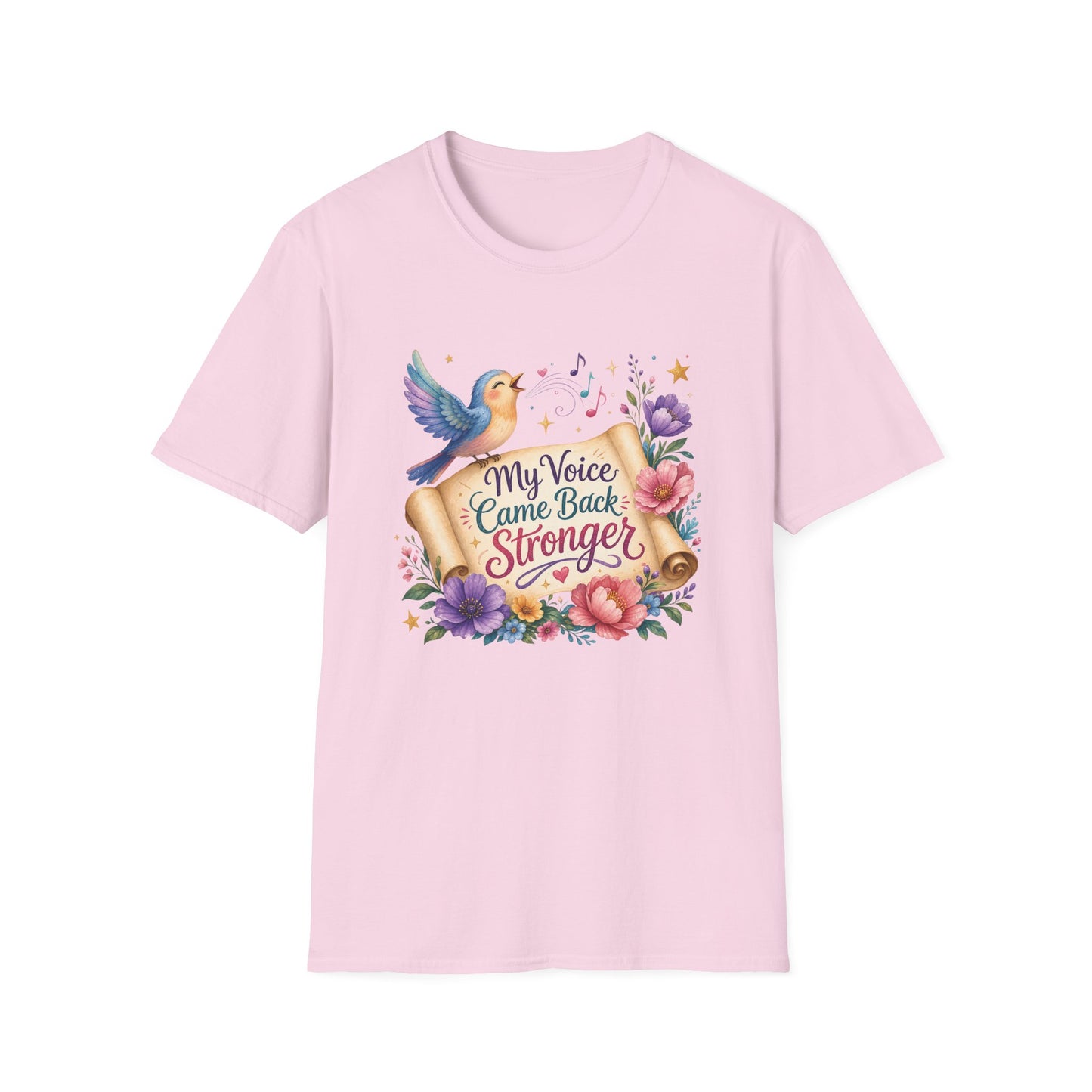 My Voice Came Back Stronger T-Shirt | Survivor