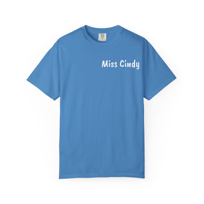 Unisex Garment-Dyed T-Shirt for Teachers - Miss Cindy, Chaos Coordinator Design, Perfect for Back to School, Appreciation Gifts, [...]
