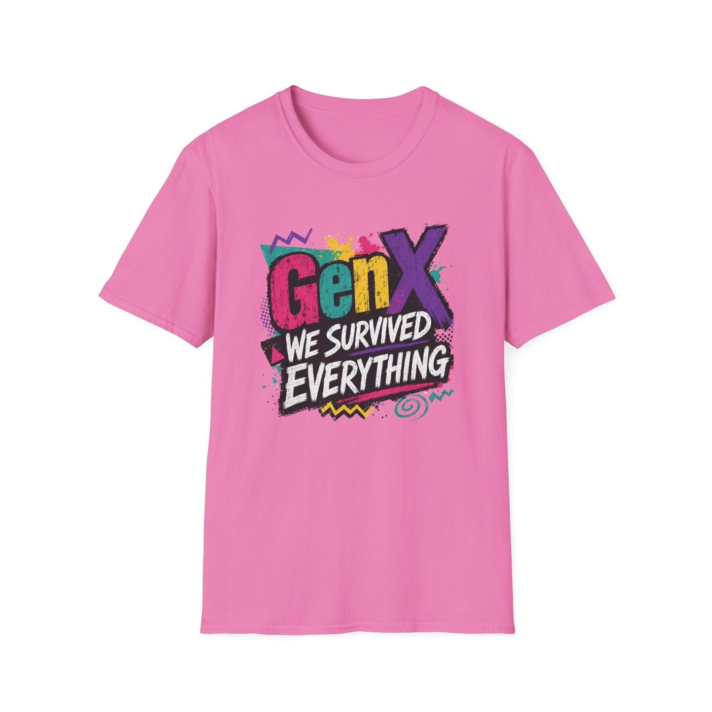 Gen X We Survived Everything T-Shirt | 90s Retro Graphic Tee