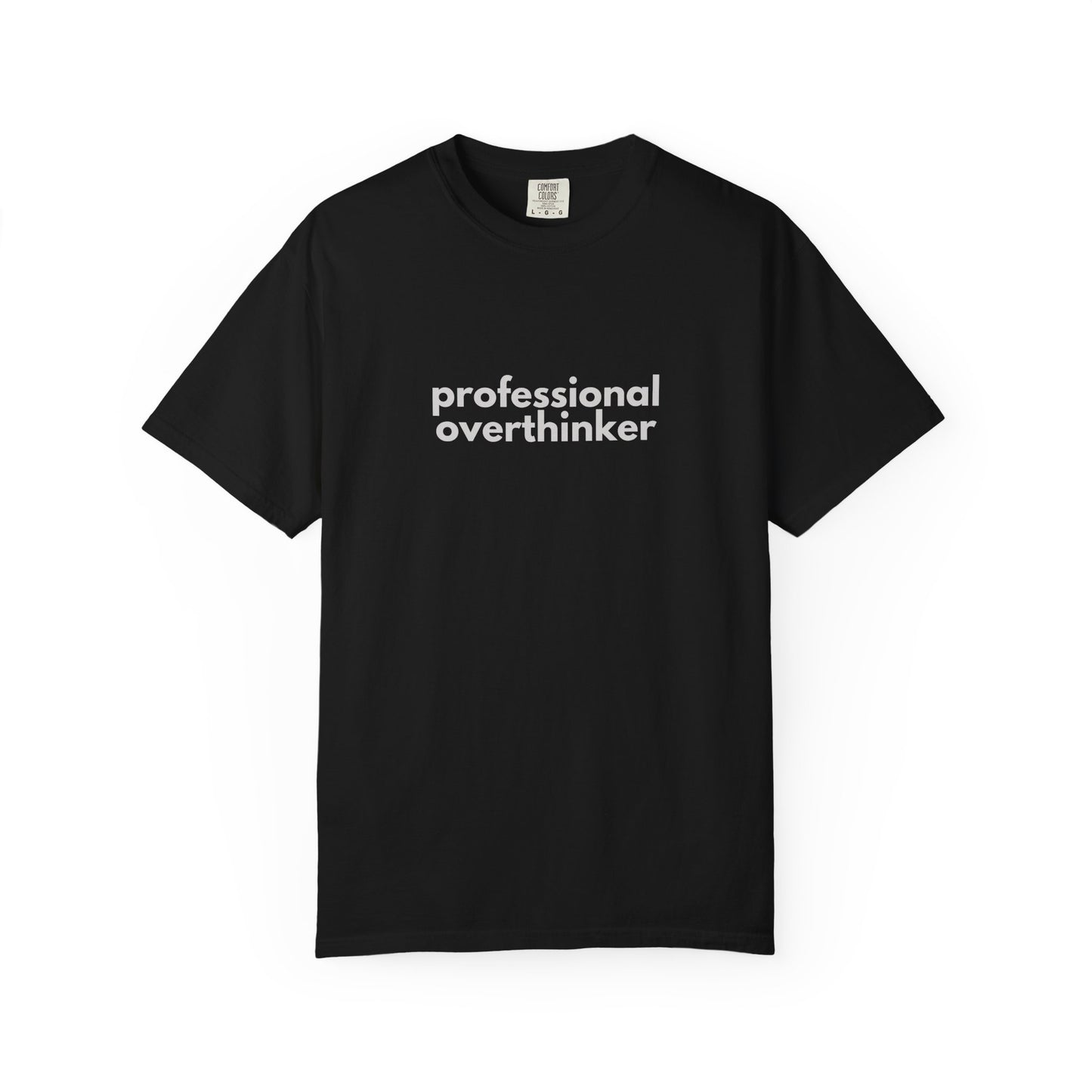 Professional Overthinker Gen X Humor T-shirt, Unisex Tee, Funny Gift, Sarcastic Shirt, Gift for Gen X, Vintage Style Shirt