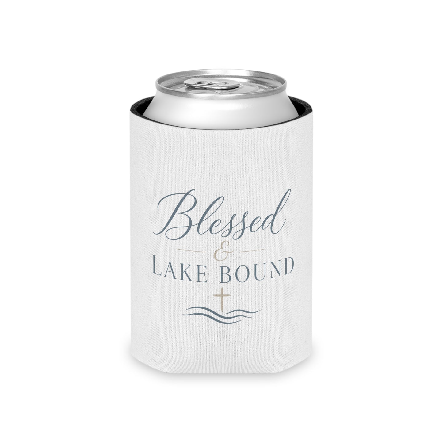 Blessed & Lake Bound Can Cooler | Christian Lake Life