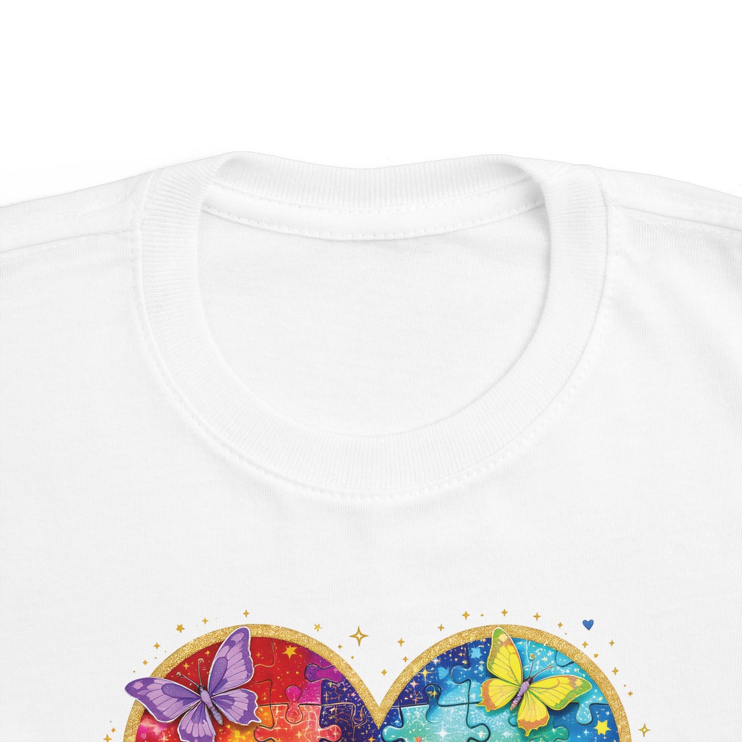 Autism Puzzle Heart Toddler Tee | Accept Understand Love