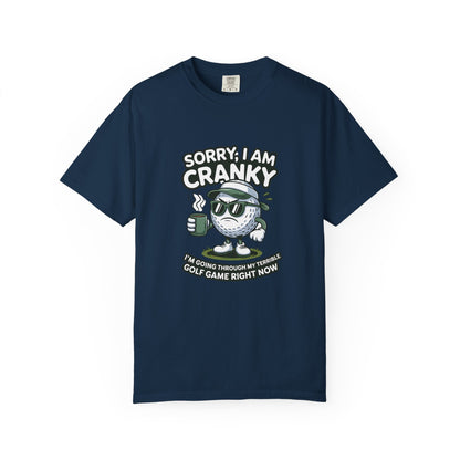 Sorry I Am Cranky Golf Ball Shirt | Funny Golf T-Shirt