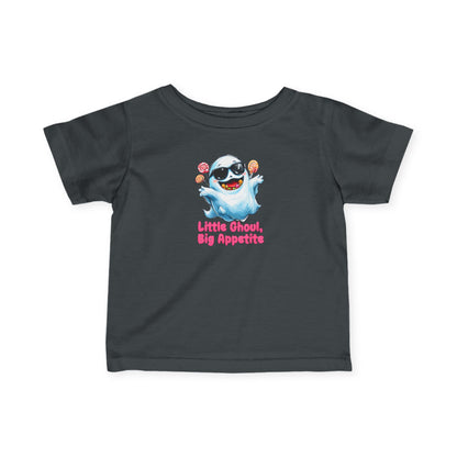 Adorable Halloween Infant T-Shirt, Little Ghoul Big Appetite Tee, Baby Halloween Costume, Cute Toddler Shirt, Spooky Fun Apparel, [...]