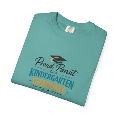 Proud Parent of a Kindergarten Graduate T-Shirt | Graduation Cap Design