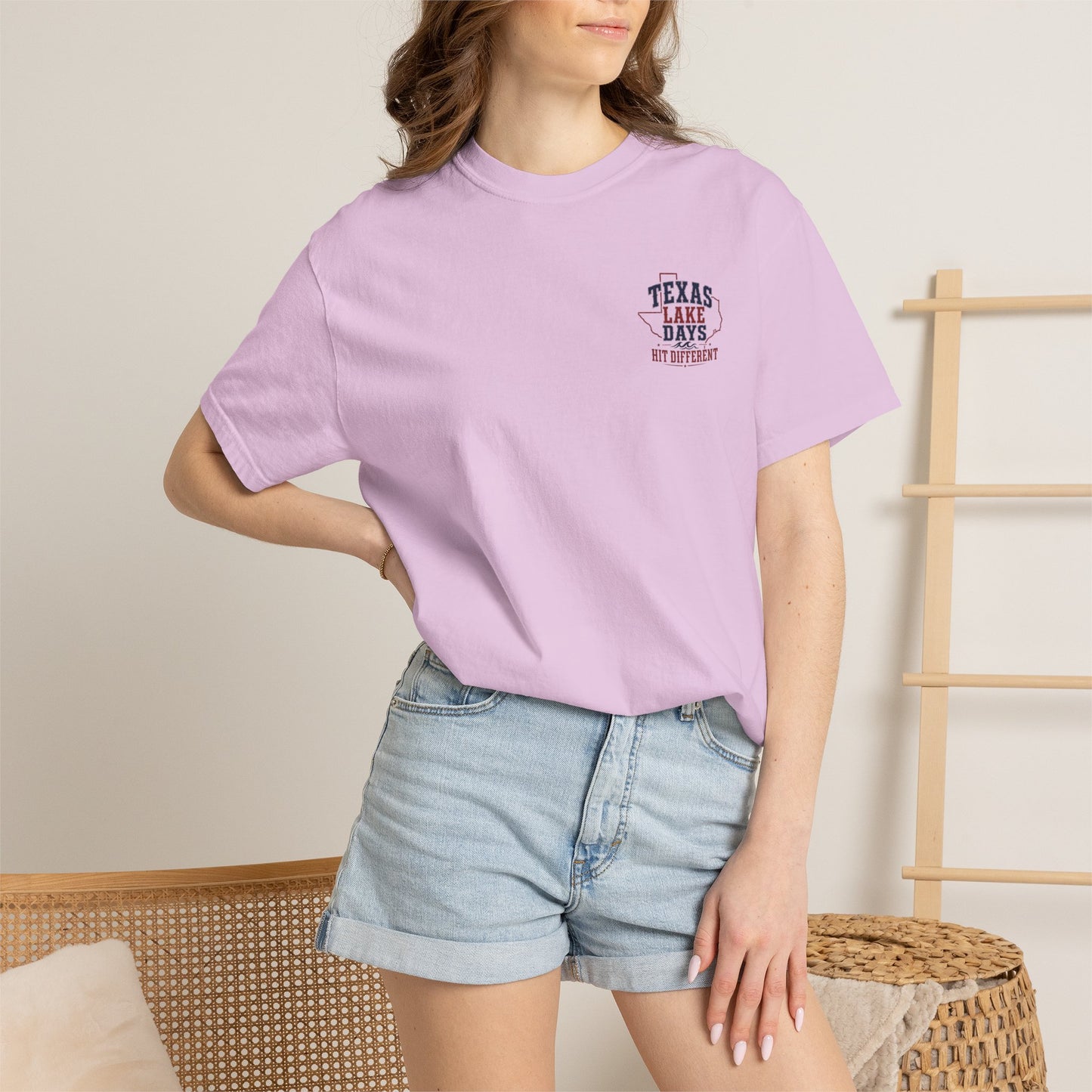 Texas Lake Days Hit Different T-shirt | State Outline Lake Life