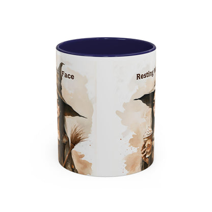 Resting Witch Face Coffee Mug - Halloween Mug, Funny Mug, Witch Mug, Halloween Gift, Coffee Lover Gift