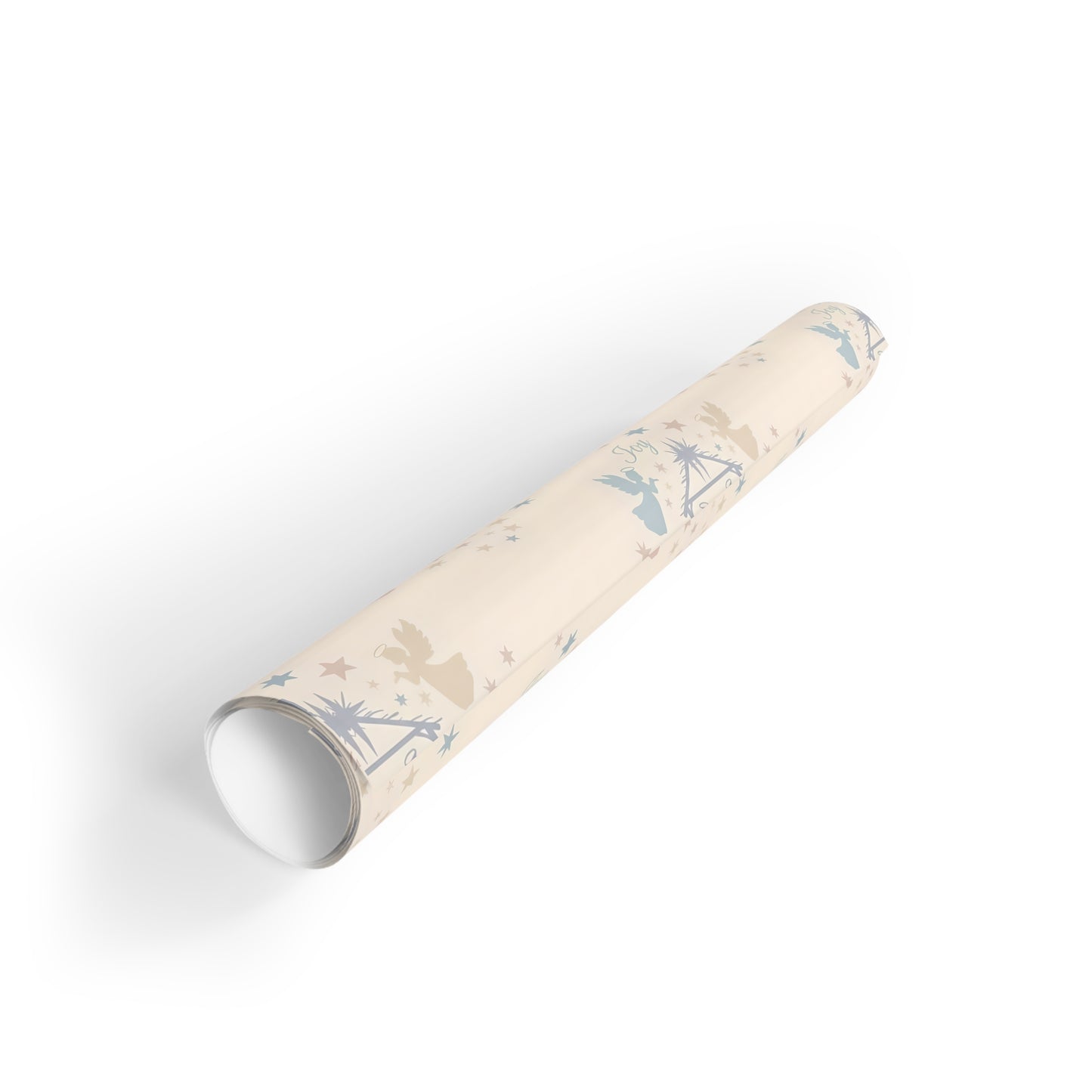 Nativity Scene Pattern Wrapping Paper Roll | Religious Christmas Gift Wrap