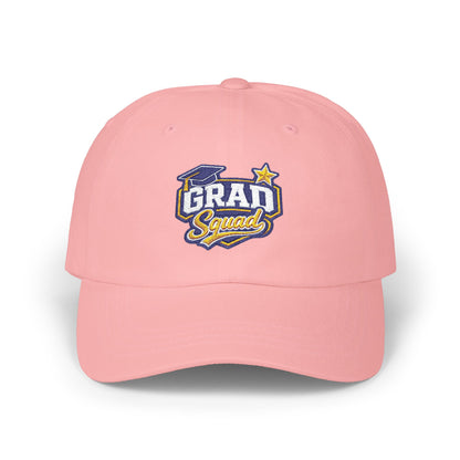 Grad Squad Dad Cap | Graduation embroidered hat, school colors