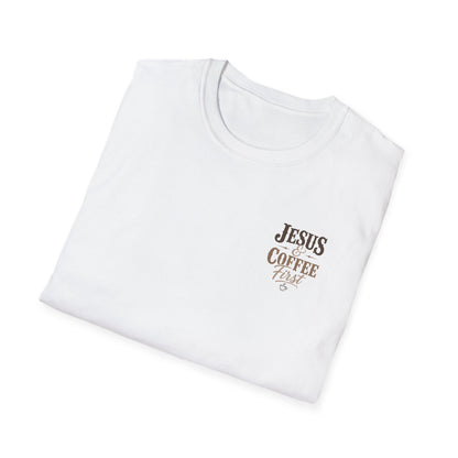 Jesus & Coffee First T-Shirt | Christian Coffee Tee