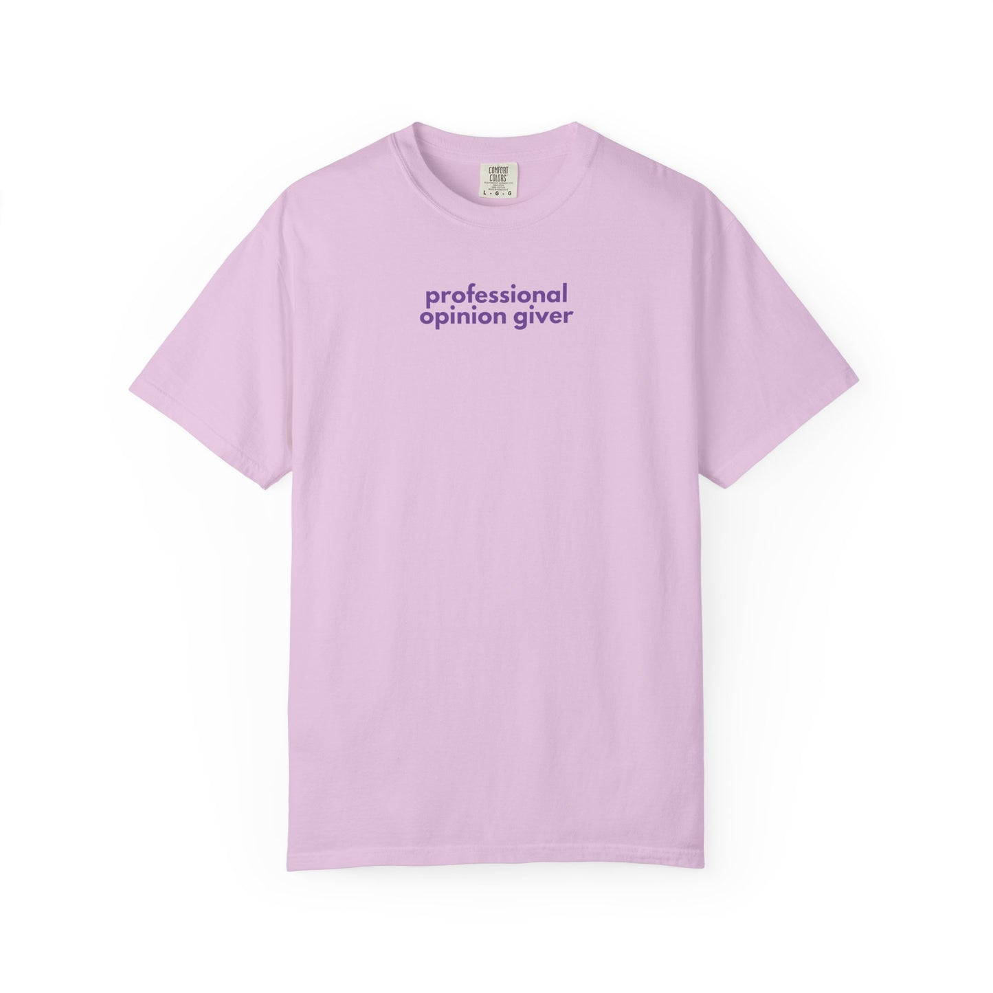 Professional Opinion Giver T-Shirt, Casual Tee, Unisex Top, Gift for Friends, Fun Tee, Everyday Wear, Humorous Apparel