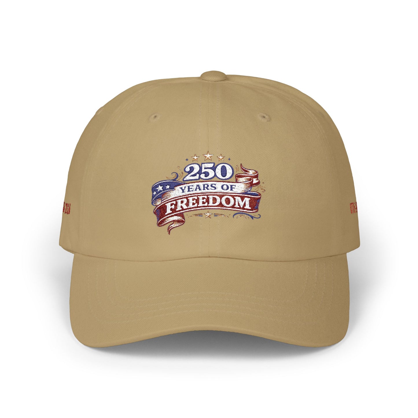250 Years of Freedom America Anniversary Dad Cap