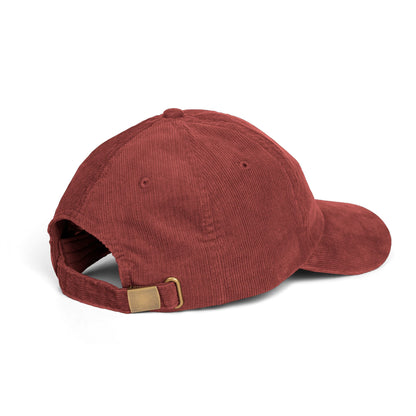 Not Today Brain Embroidered Corduroy Cap | Funny Phrase Dad Hat