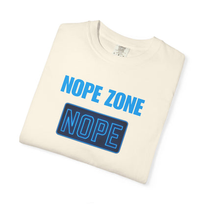 Nope Zone Humor Gen X T-shirt, Unisex Tee, Vintage Graphic Tee, Funny Shirt, Sarcastic Tee, Retro Gift