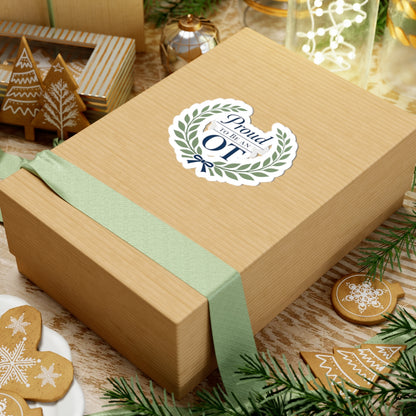 Proud to Be an OT Sticker | Occupational Therapist Laurel Wreath