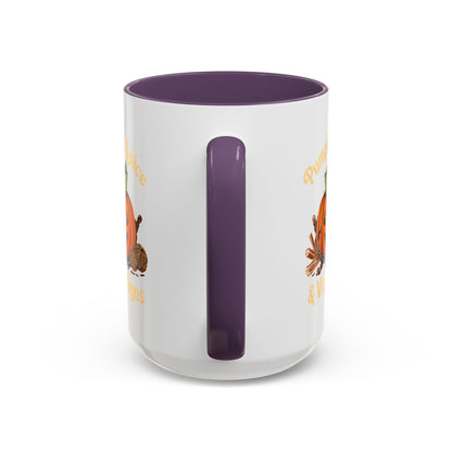 Pumpkin Spice Coffee Mug - Perfect for Fall Decor, Nursing Gifts, Halloween Parties, Cozy Mornings, Harvest Gatherings