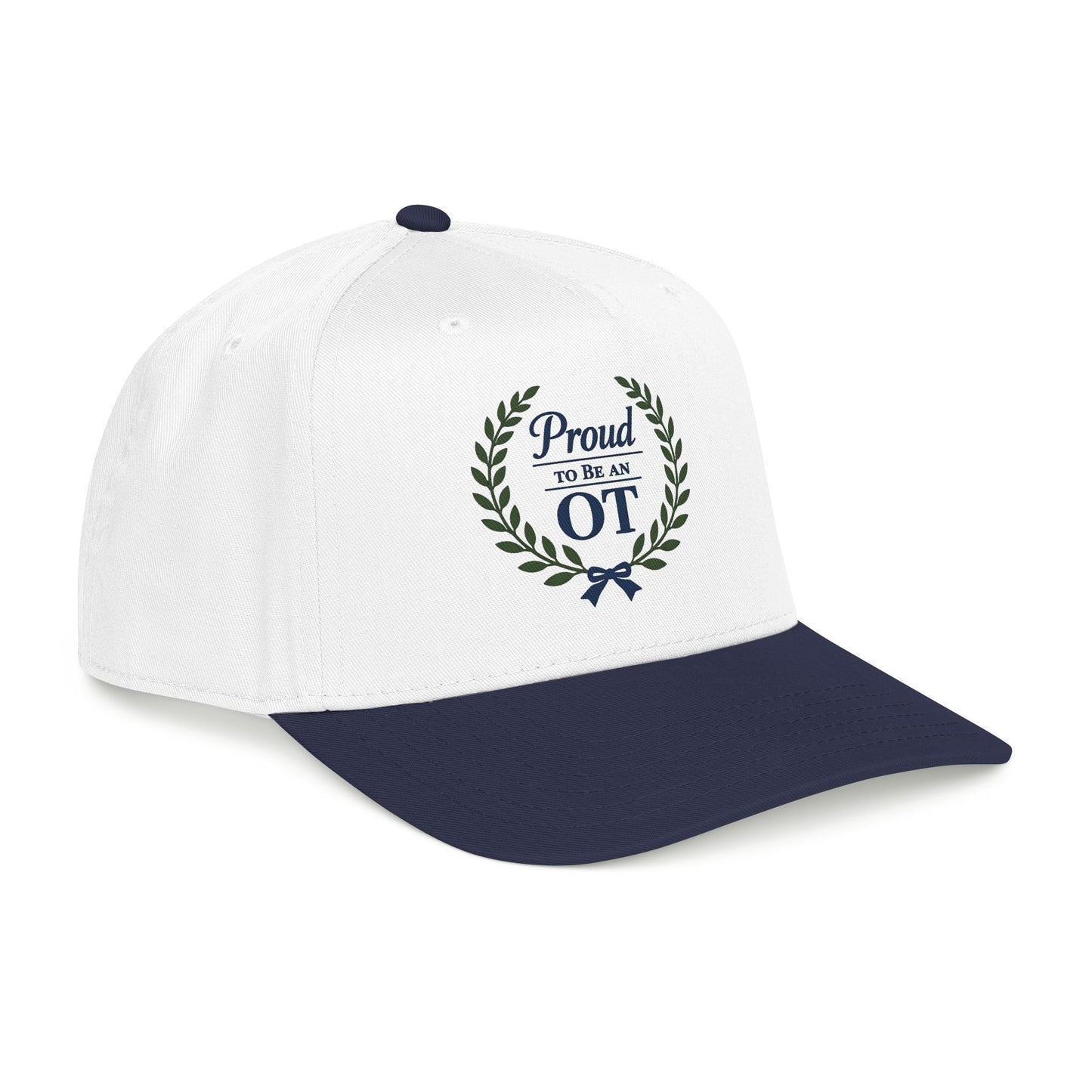 Proud to Be an OT Baseball Cap | Occupational Therapist Hat, Laurel Wreath
