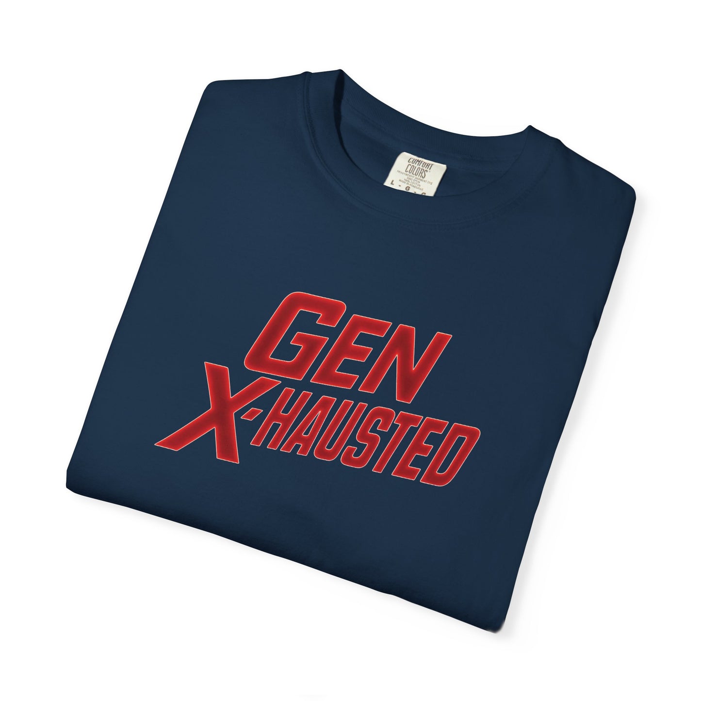 Gen X-Hausted Unisex T-Shirt, Vintage Style Tee, Funny Gift for Gen X, Casual Wear, Humor Shirt