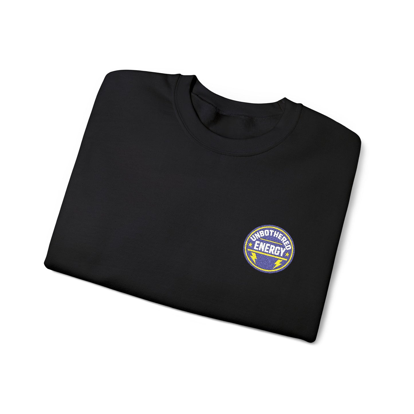 Unbothered Energy embroidered sweatshirt | Funny Slogan Crewneck