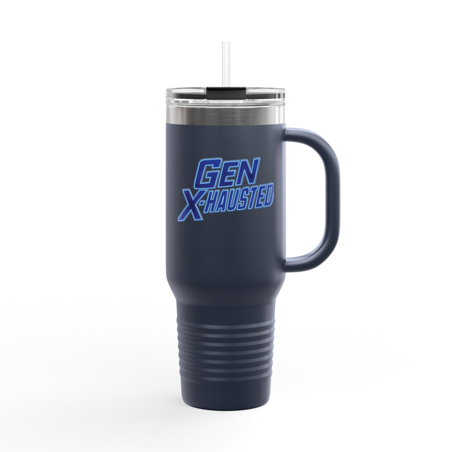 Gen X-Hausted Insulated Travel Mug - Perfect for Coffee on the Go, Travel, Camping, and Daily Hydration