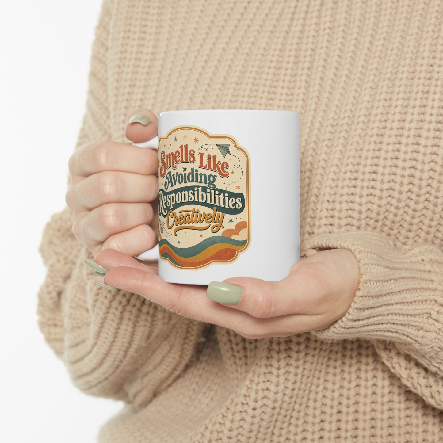 Smells Like Avoiding Responsibilities Dopamine Humor Mug