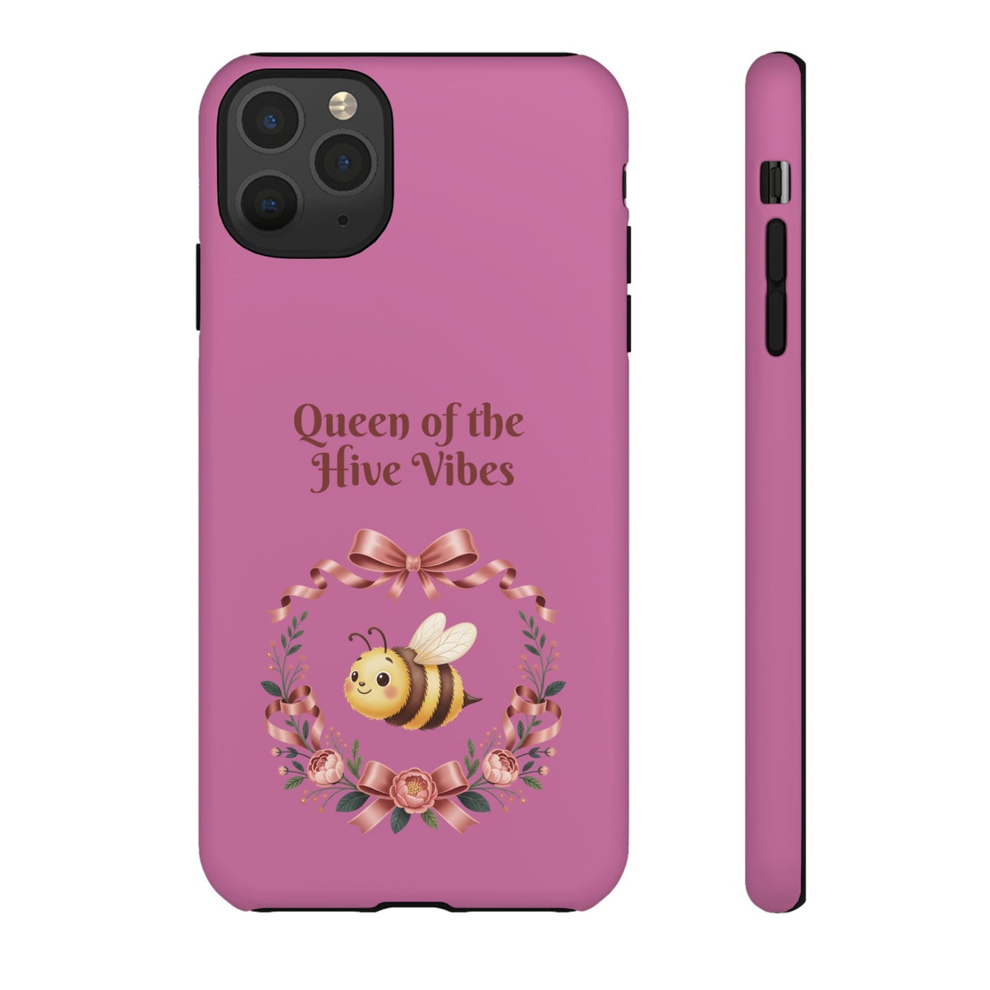 Queen of the Hive Bee Phone Case | Cute Floral Bee iPhone Case