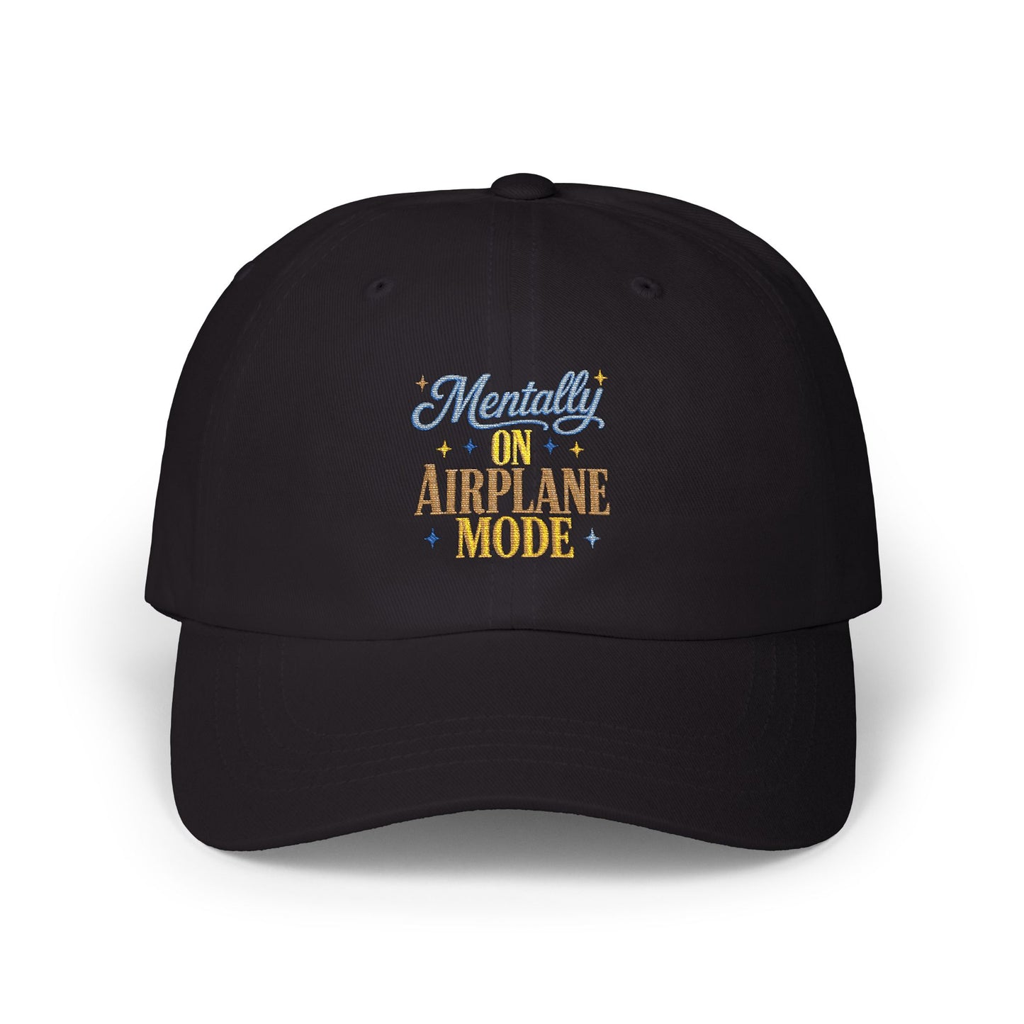 Mentally On Airplane Mode Dad Cap | Mental Health Humor