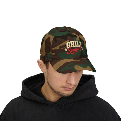 Grill Sergeant Dad Cap | Embroidered BBQ Hat, Barbecue Chef Cap