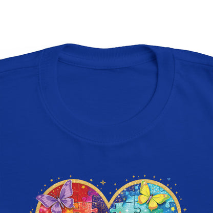 Autism Puzzle Heart Toddler Tee | Accept Understand Love