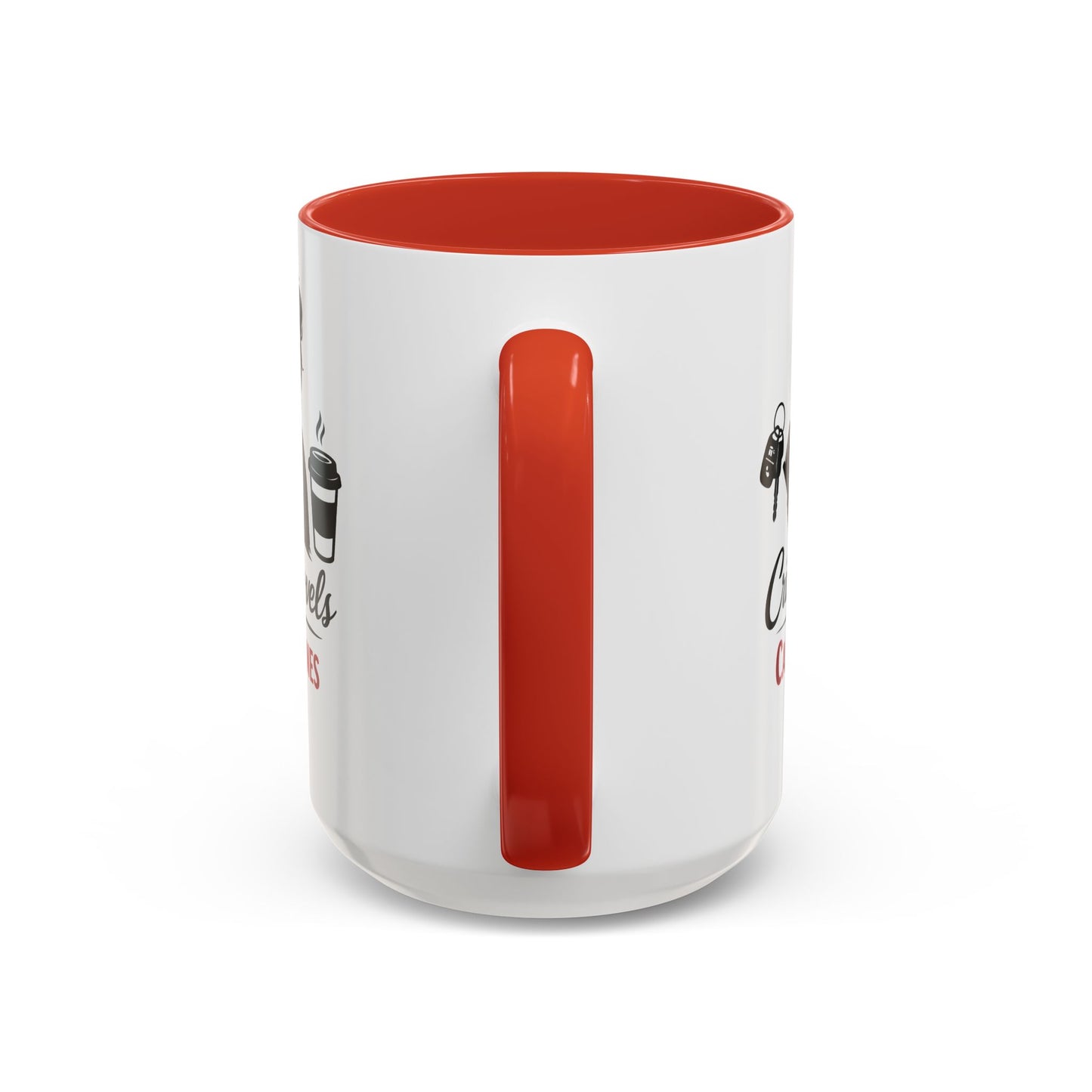 Crime Novels and Carpool Lines Mug | Accent Coffee Mug