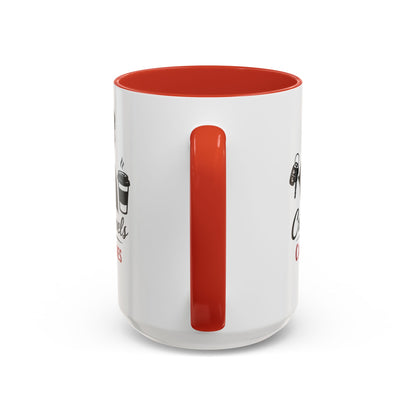 Crime Novels and Carpool Lines Mug | Accent Coffee Mug