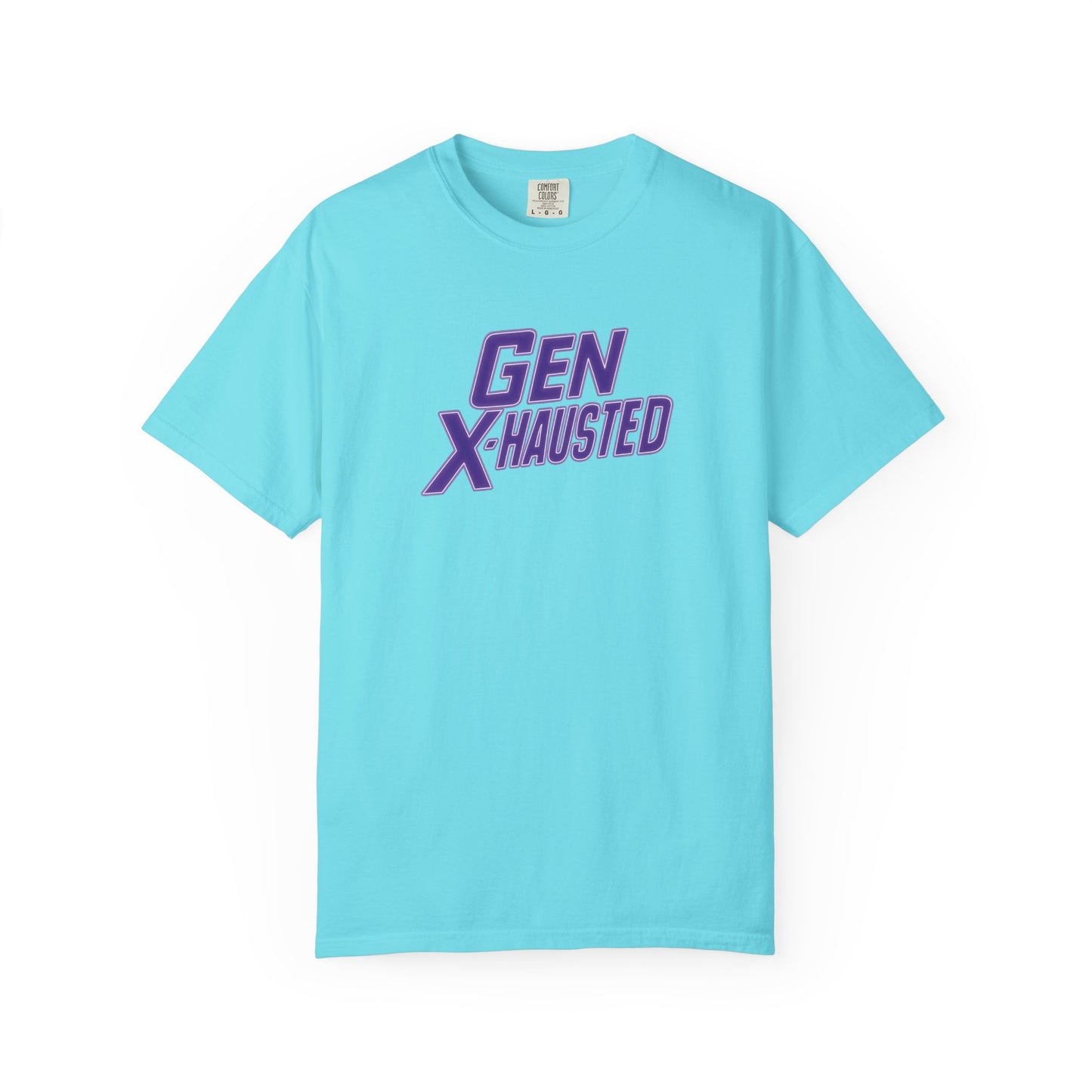 Gen X-Hausted Unisex T-shirt, Forgot Again Found Out Funny Tee, Gen X Humor Gift, Retro 80s 90s Shirt, Vintage Style Clothing