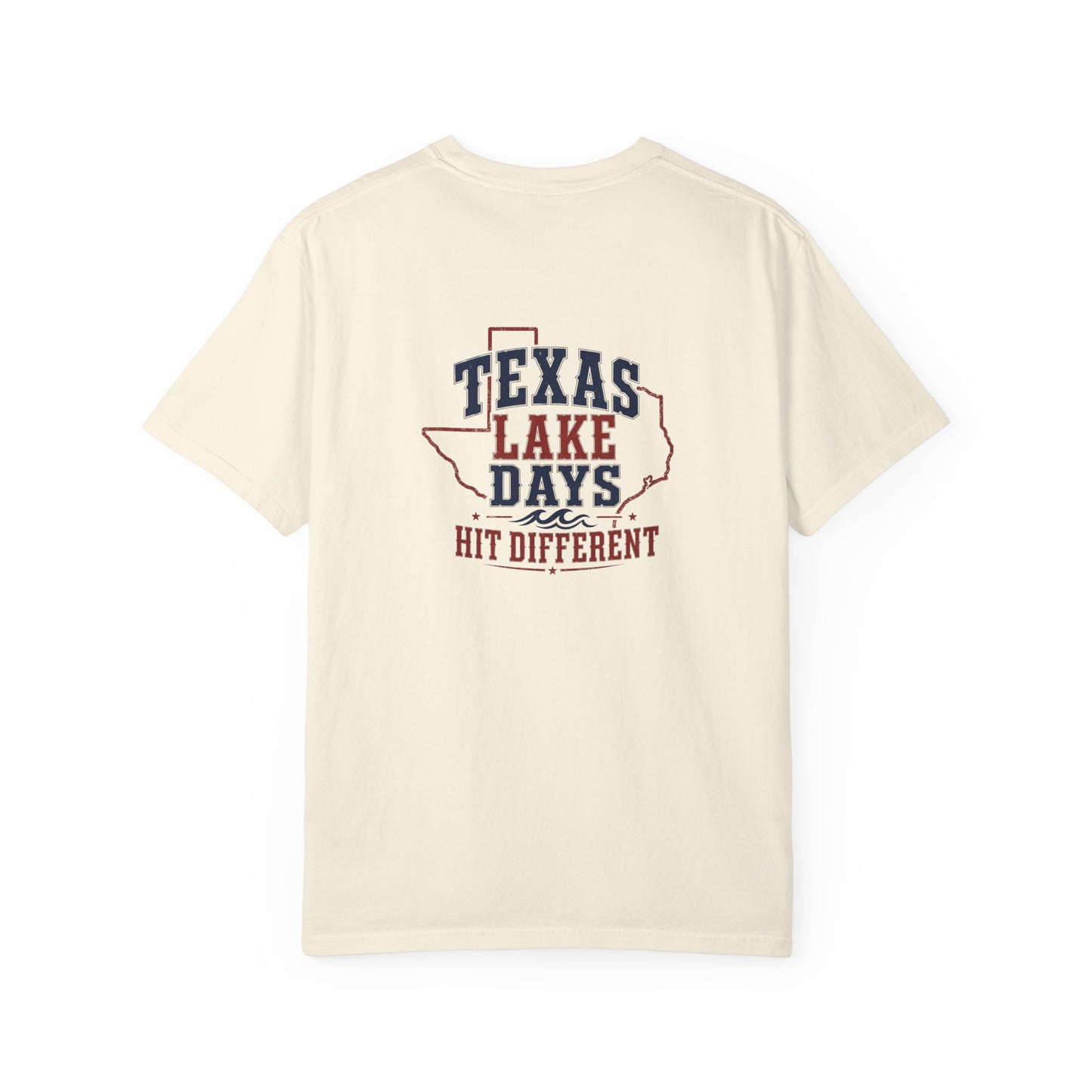 Texas Lake Days Hit Different T-shirt | State Outline Lake Life