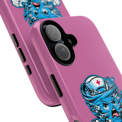 Chaos Coordinator Phone Case, Fun Nurse Gift, Tough Cases for Healthcare Heroes, Unique Cell Phone Cover, Funny Medical Humor/ Pink